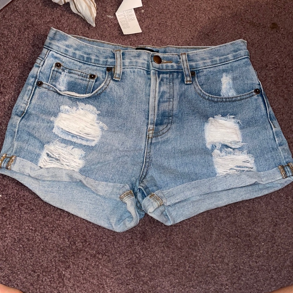 forever 21 jean denim shorts